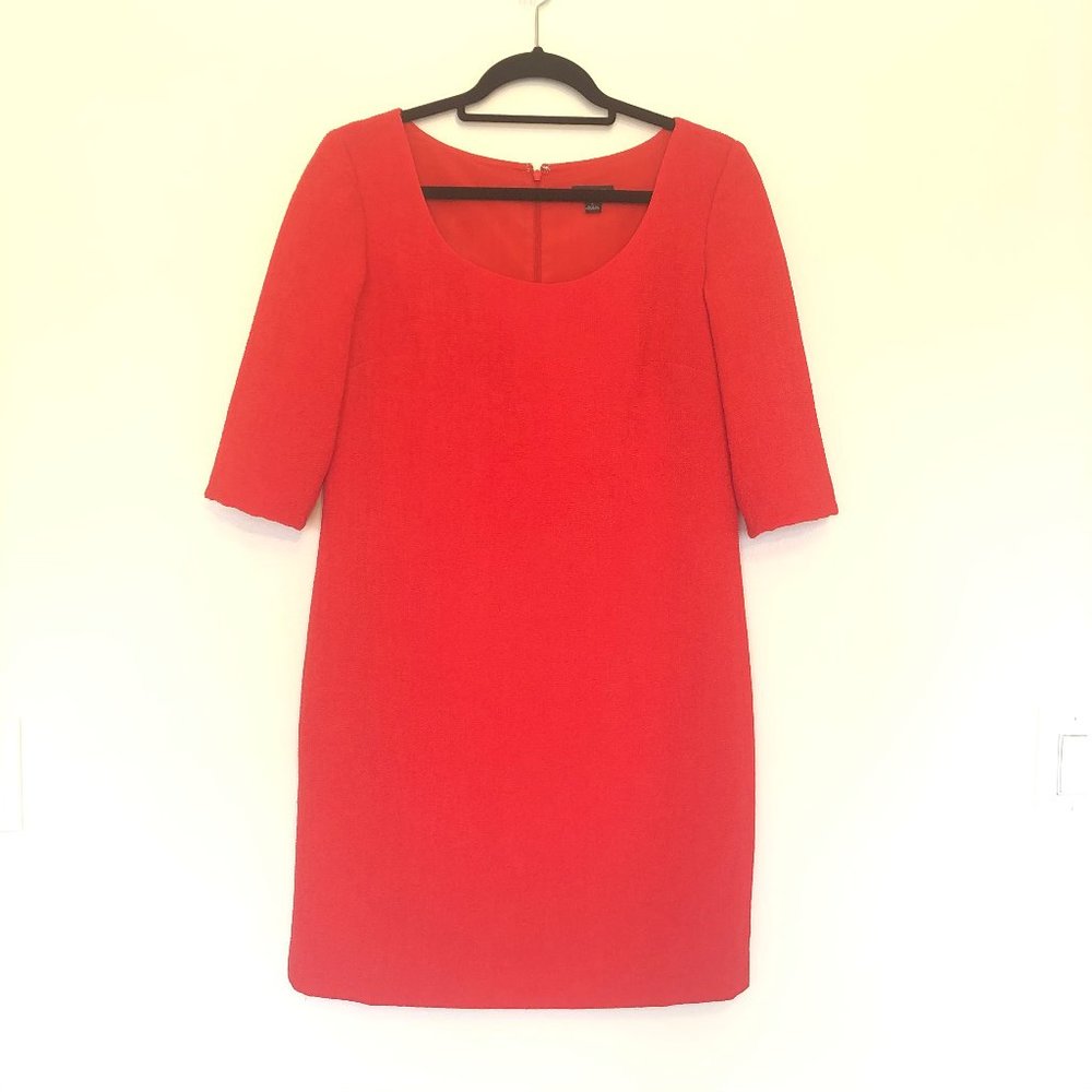 Ann Taylor Red Shift Dress
